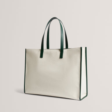 TROPYCS: Print Detail Canvas Shopper