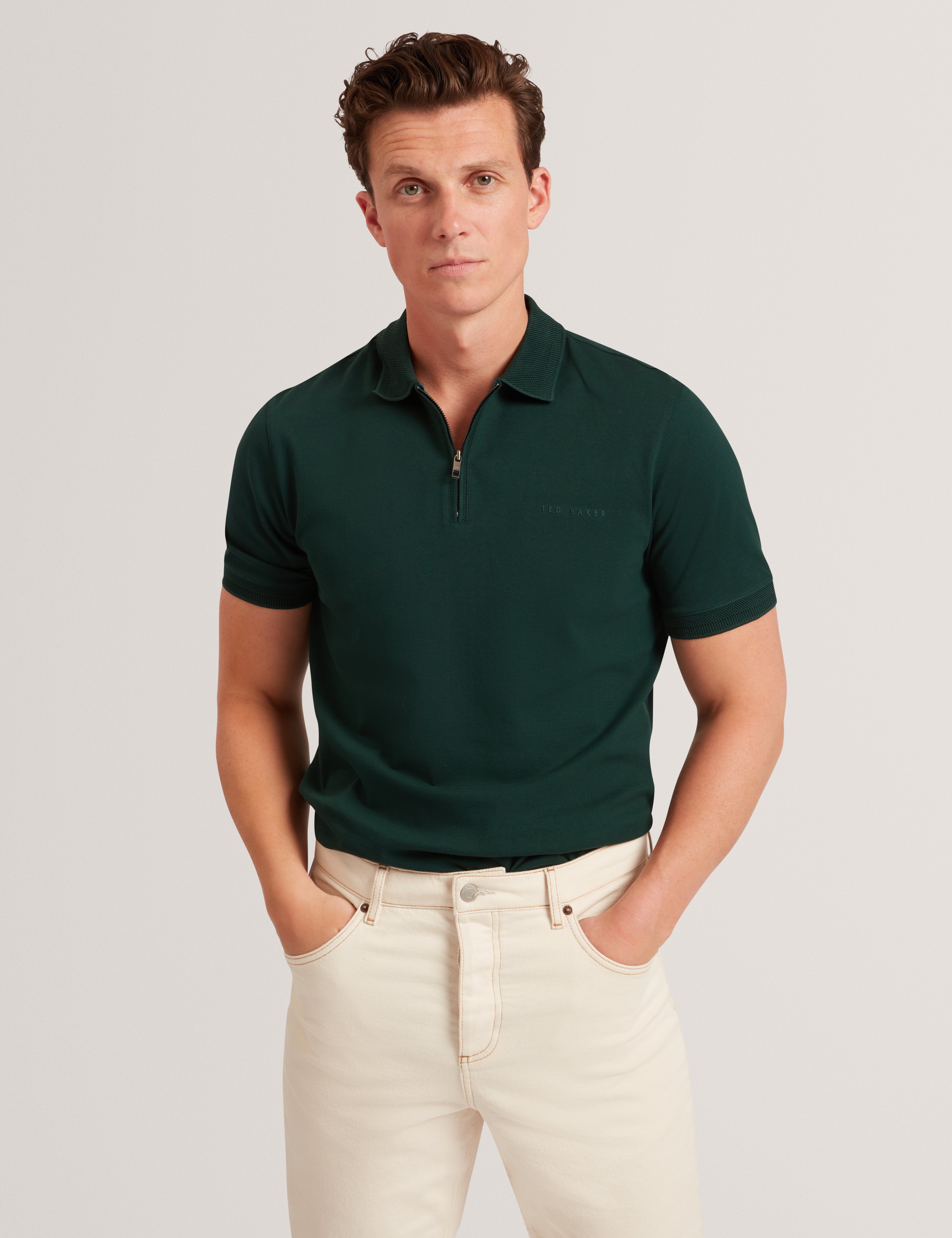 CYRILE: Branded Honeycomb Trim SS Polo