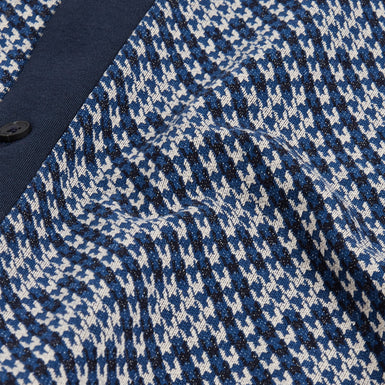 DANLIBE: SS Argyle Button Thru Jersey Shirt