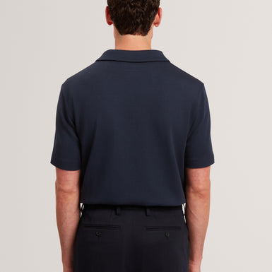 DANLIBE: SS Argyle Button Thru Jersey Shirt