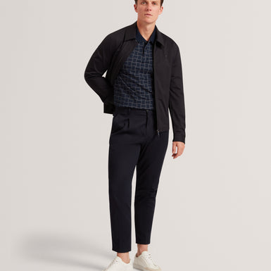 EDUARD: SS Square Jacquard Polo