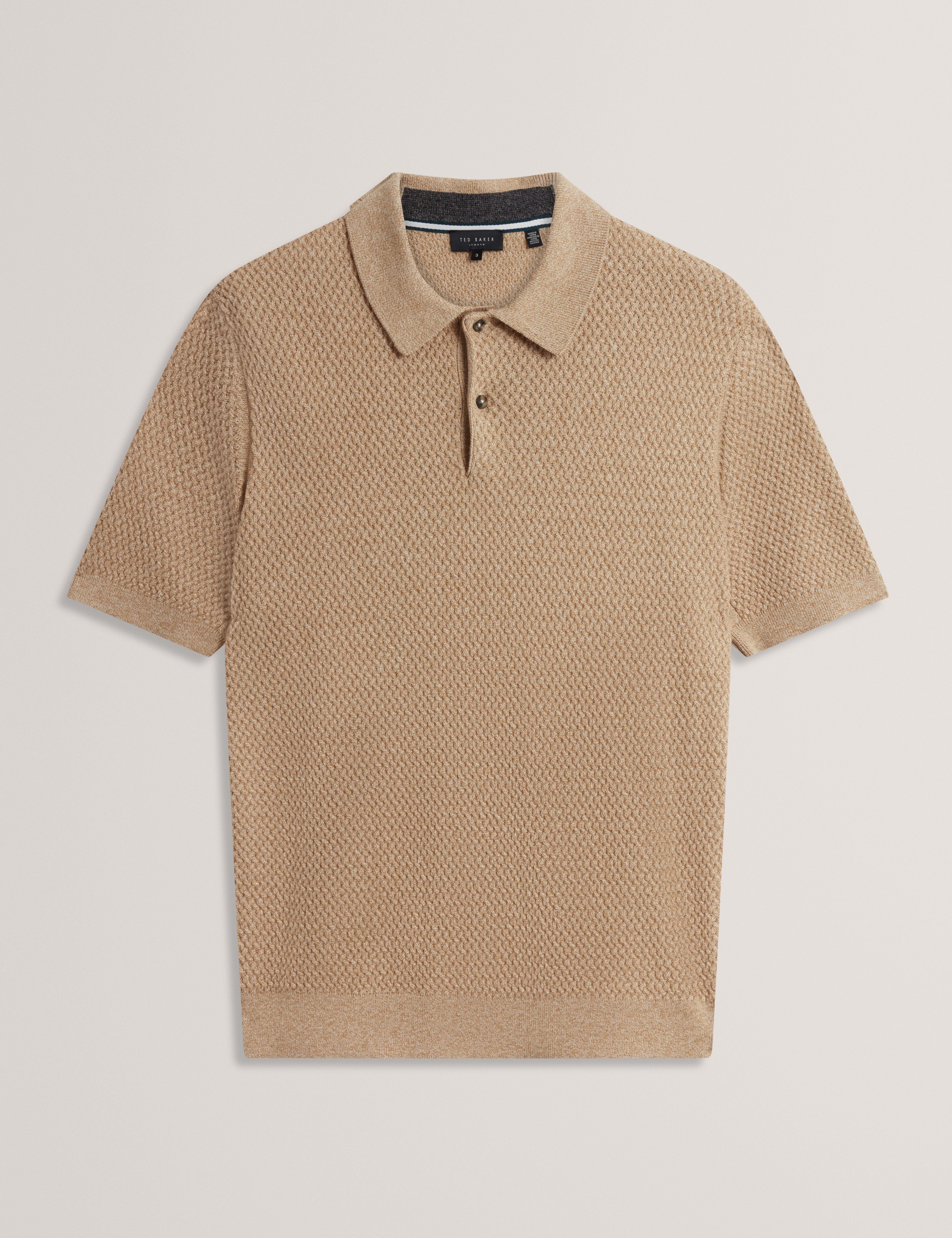 JANKO: SS Textured Knit Polo