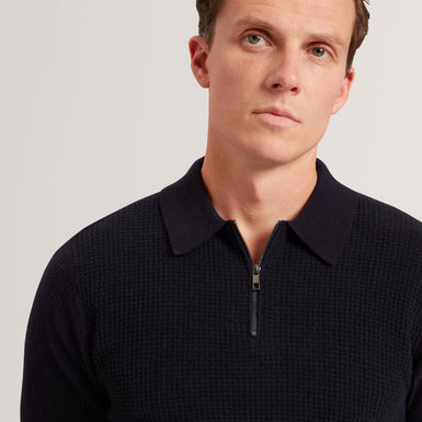 JAYLON: SS Waffle Stitch Polo