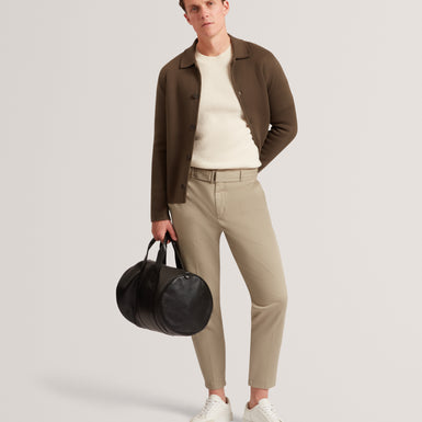 CLACX: LS Waffle Stitch Crew Neck