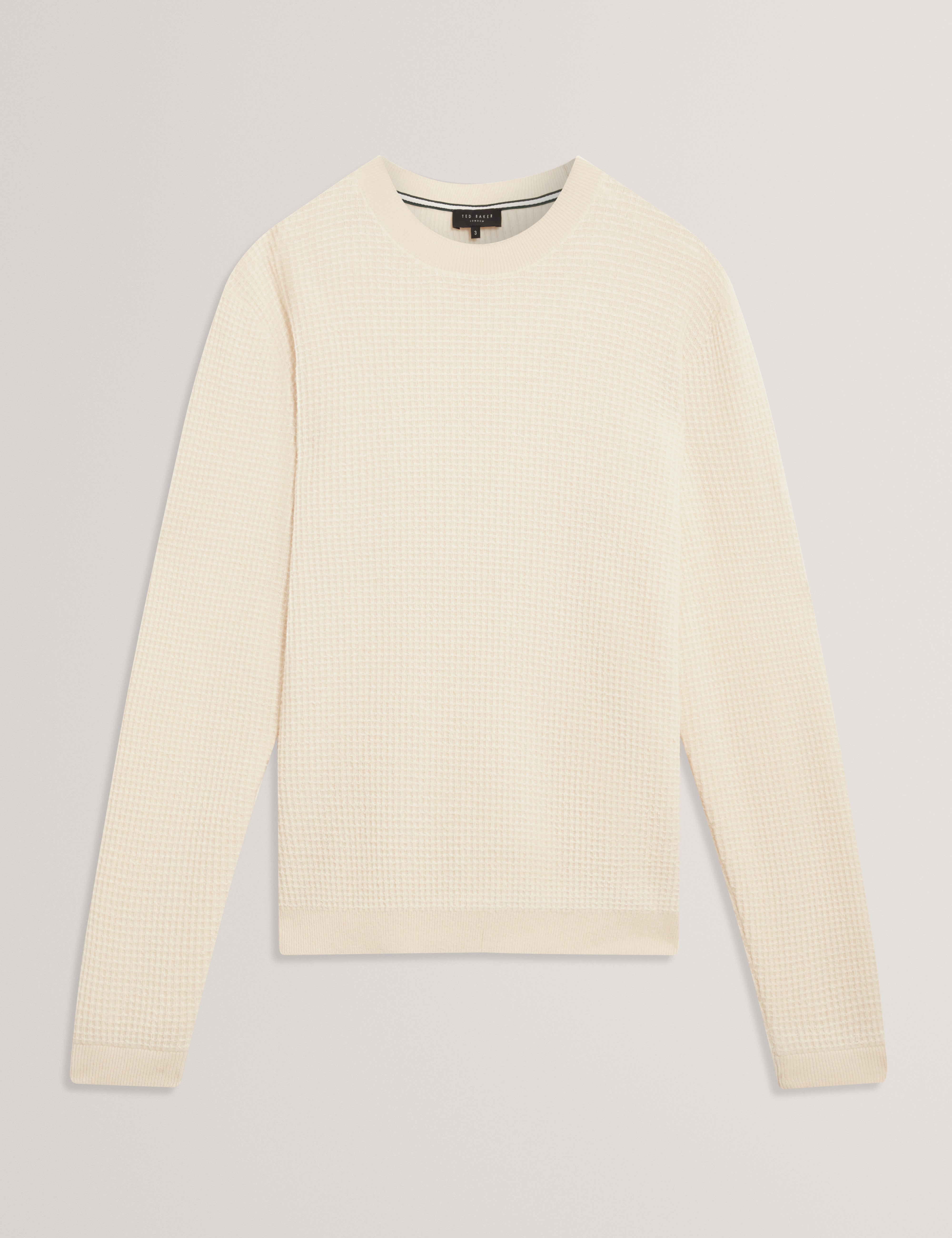 CLACX: LS Waffle Stitch Crew Neck