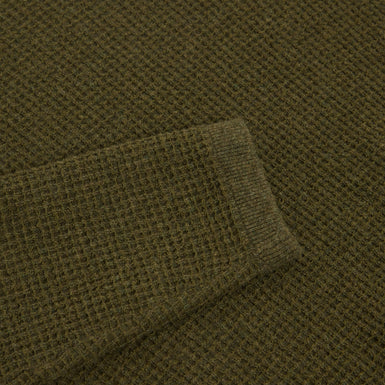 CLACX: LS Waffle Stitch Crew Neck