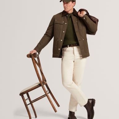 CLACX: LS Waffle Stitch Crew Neck