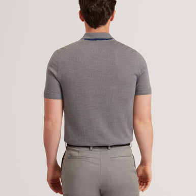 CHRIESY: SS Branded Merino Knitted Polo