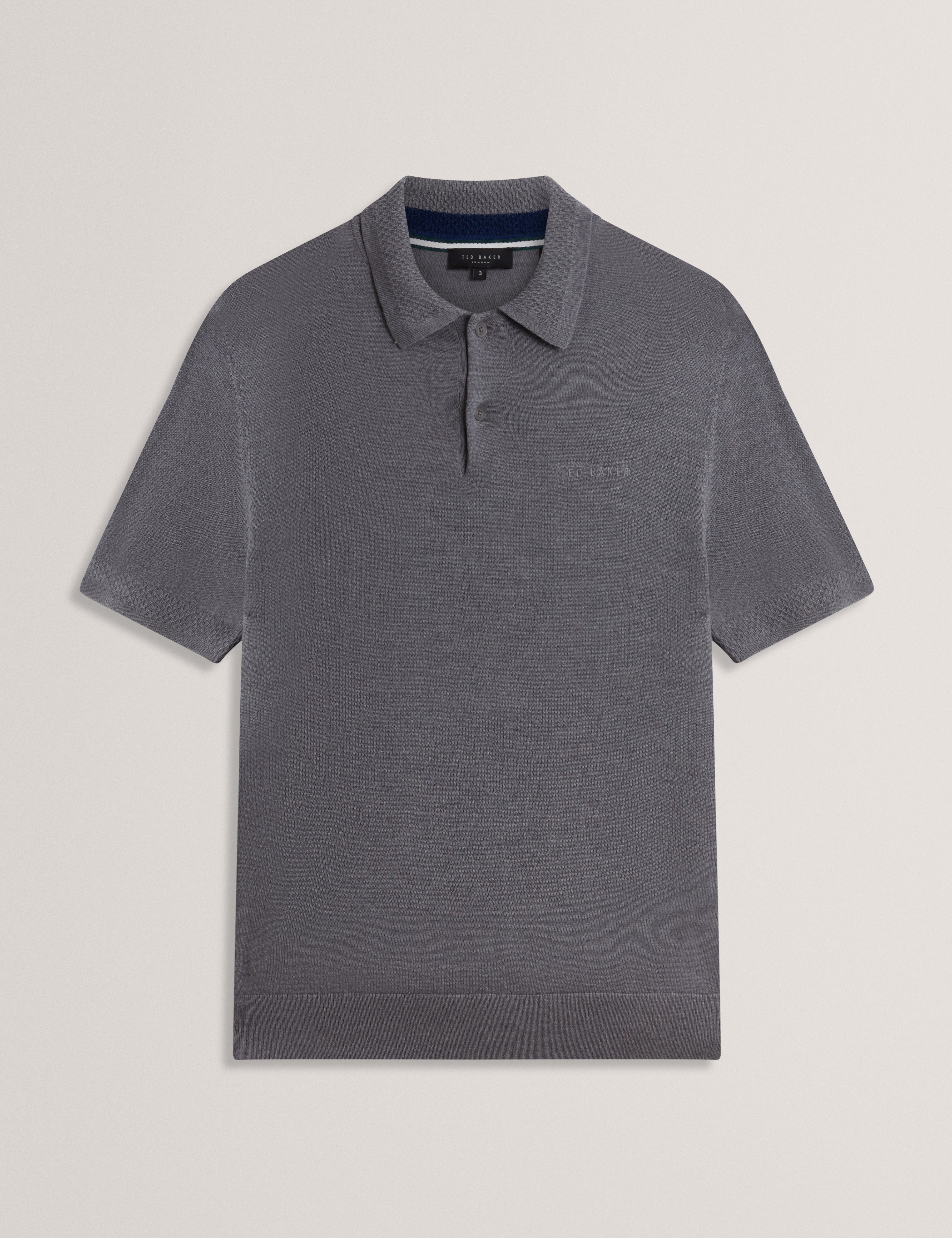 CHRIESY: SS Branded Merino Knitted Polo