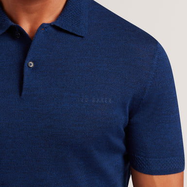 CHRIESY: SS Branded Merino Knitted Polo