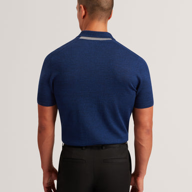 CHRIESY: SS Branded Merino Knitted Polo