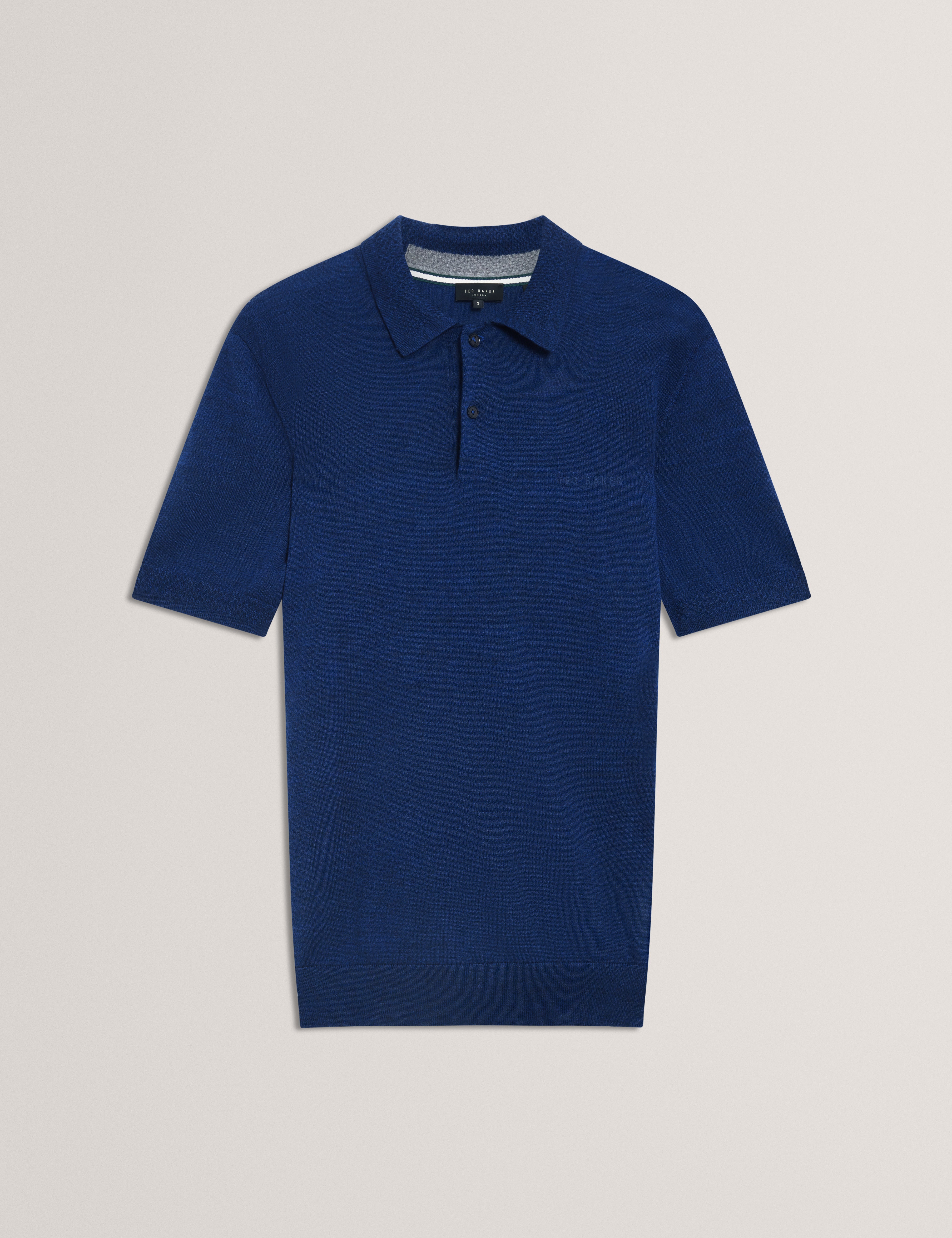 CHRIESY: SS Branded Merino Knitted Polo