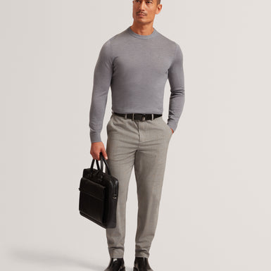 LAURNCE: Branded Merino Crew Neck Jumper