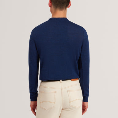 LAURNCE: Branded Merino Crew Neck Jumper