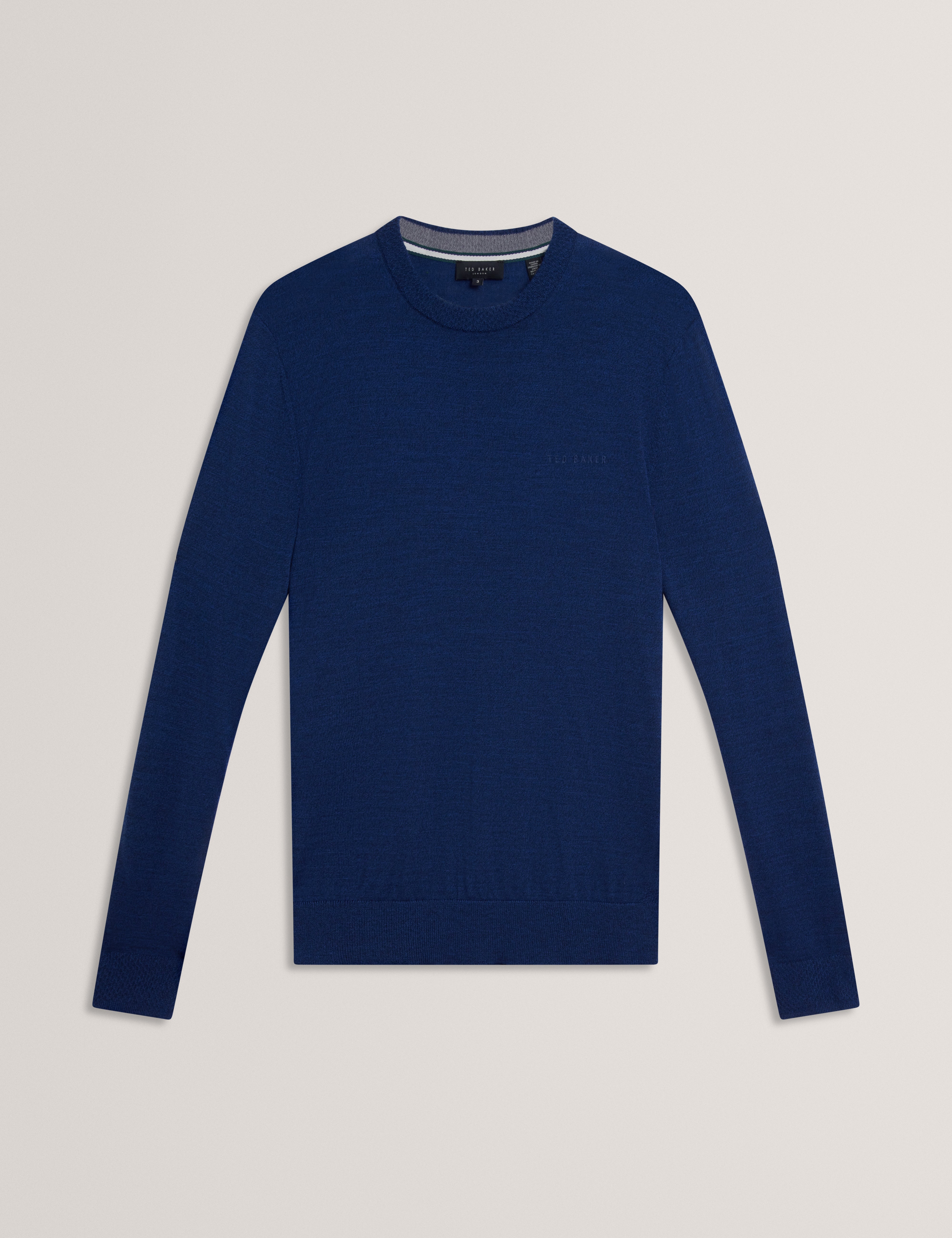 LAURNCE: Branded Merino Crew Neck Jumper