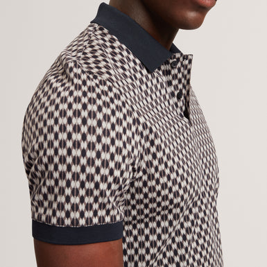 ERNIST: SS Geo Jacquard Polo