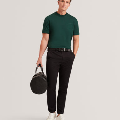 LIERTS: Branded Honeycomb Trim T-Shirt