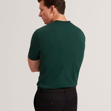 LIERTS: Branded Honeycomb Trim T-Shirt