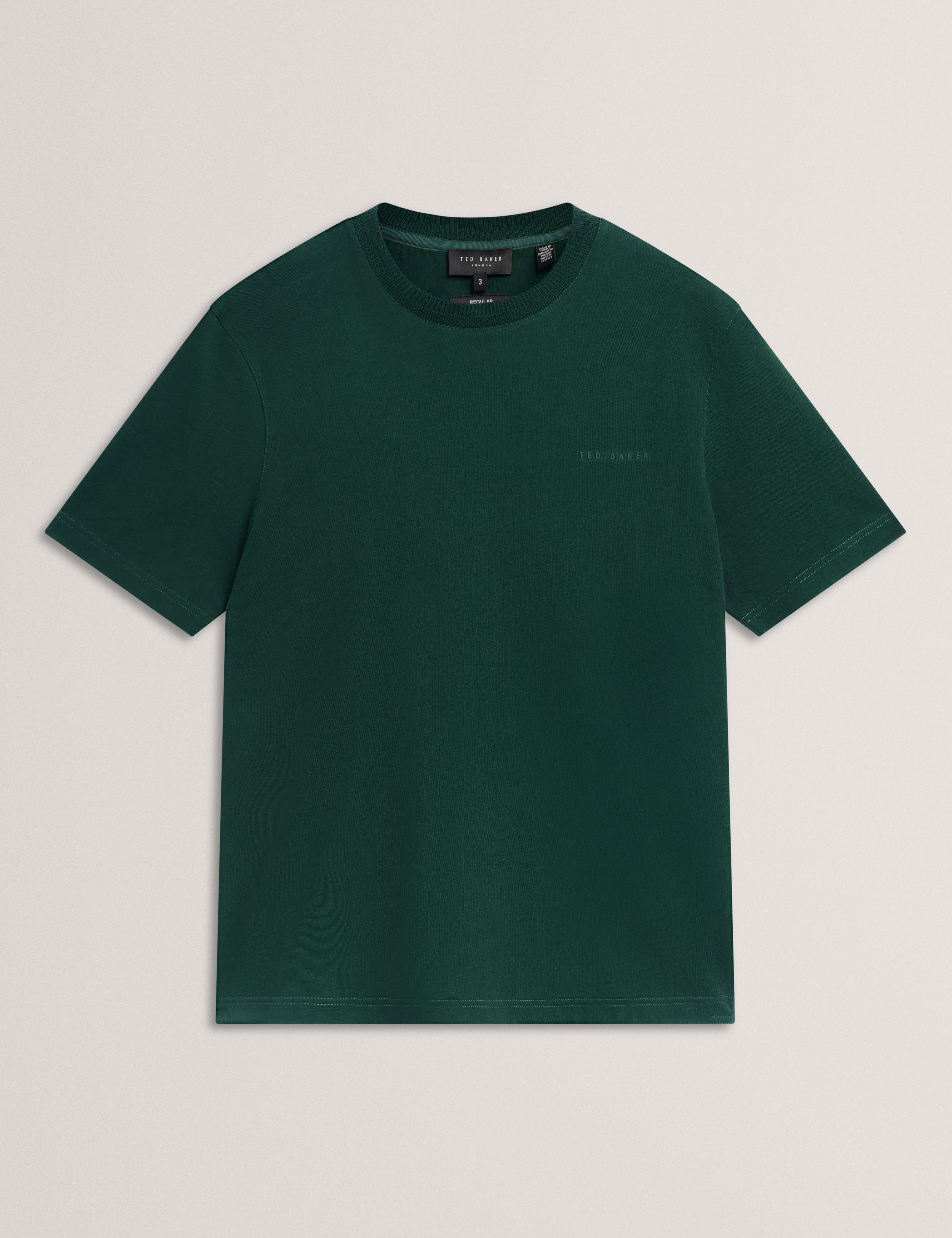 LIERTS: Branded Honeycomb Trim T-Shirt