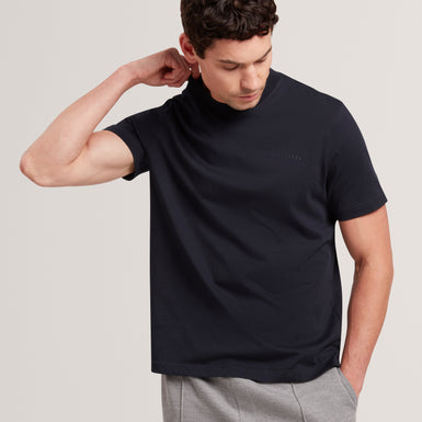 LIERTS: Branded Honeycomb Trim T-Shirt