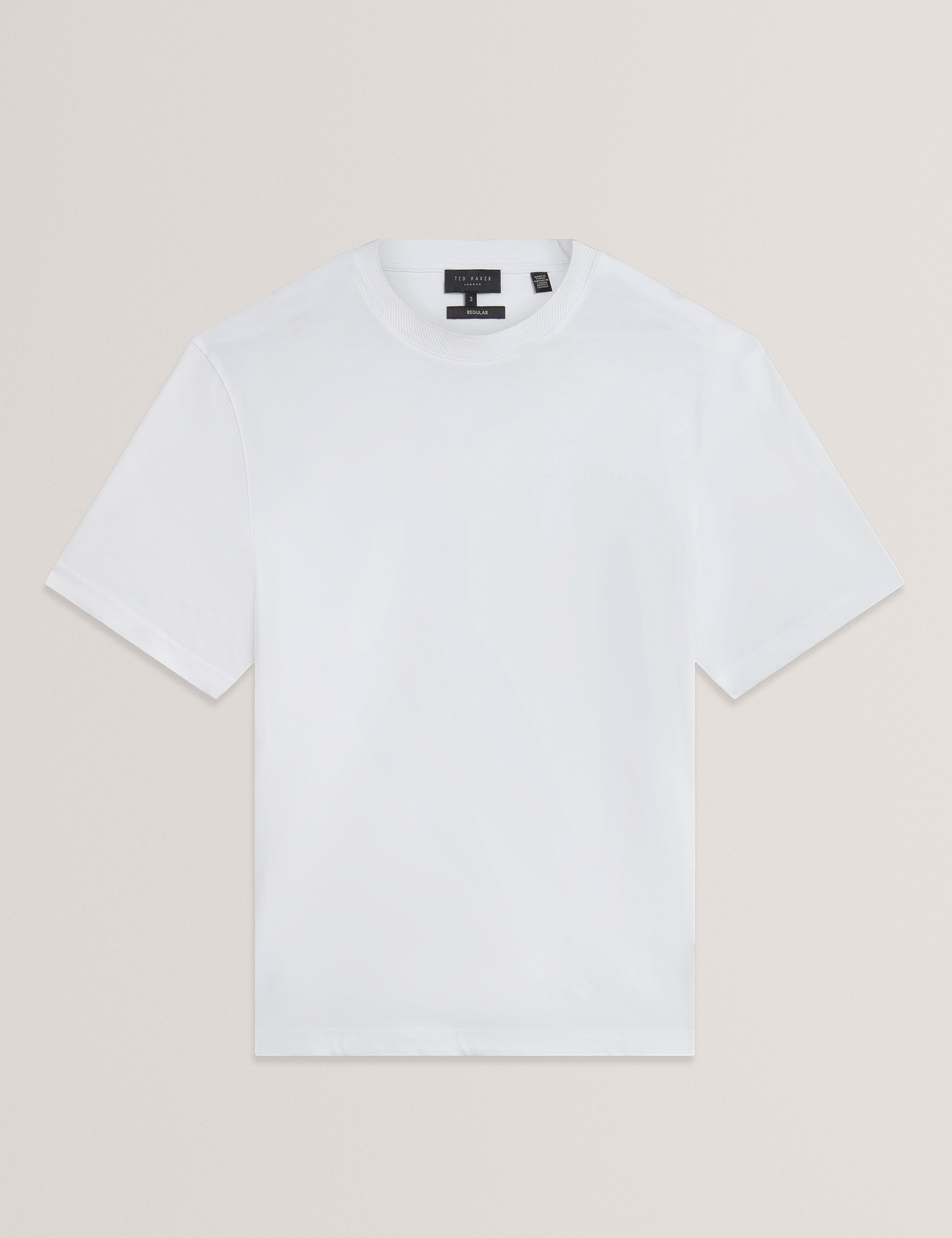 LIERTS: Branded Honeycomb Trim T-Shirt
