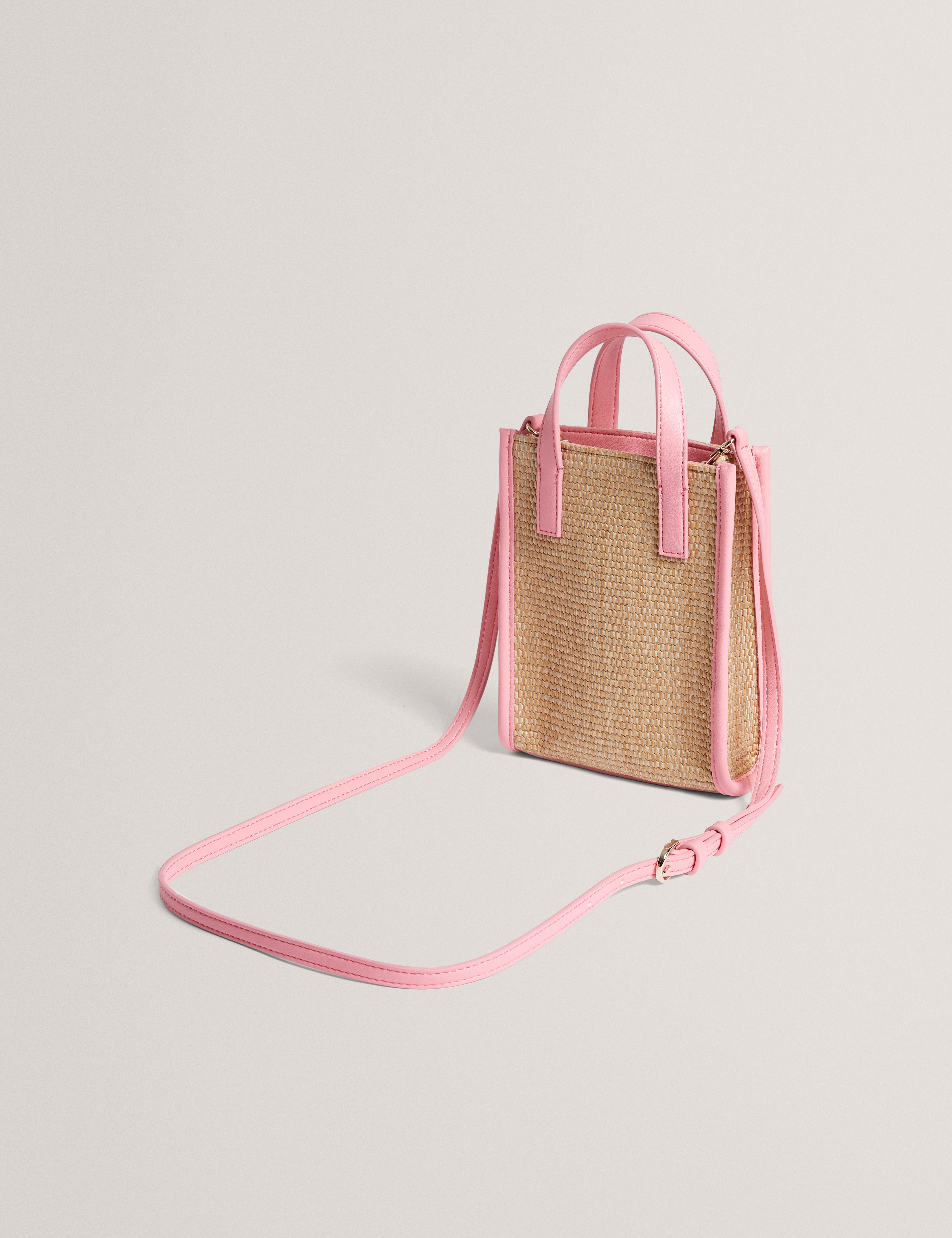 Women's FLOWENA-Faux Raffia Embroidered Nano Bag