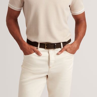 SIIDNEY: Suede Leather Belt