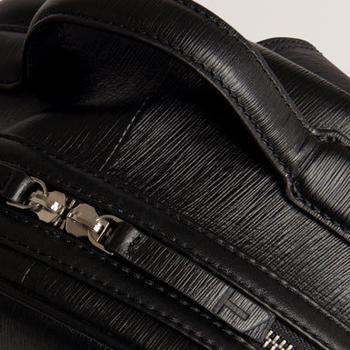 BAILOR: Bark Texture Leather Backpack