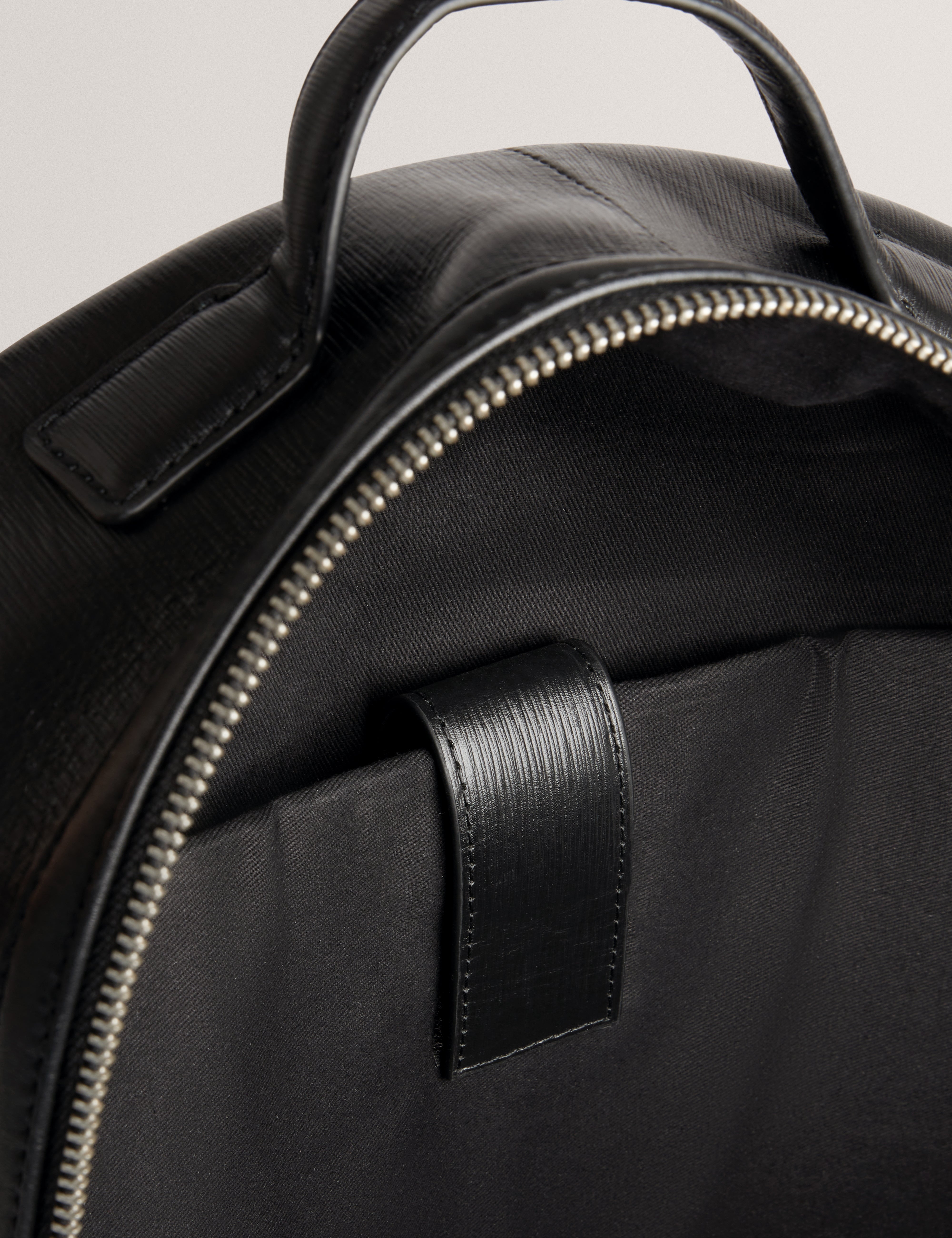 BAILOR: Bark Texture Leather Backpack