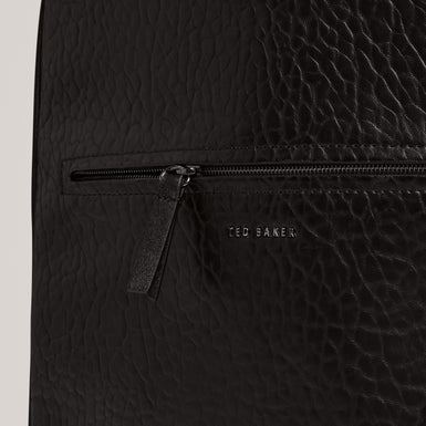 PERIIN: Pebbled PU Backpack