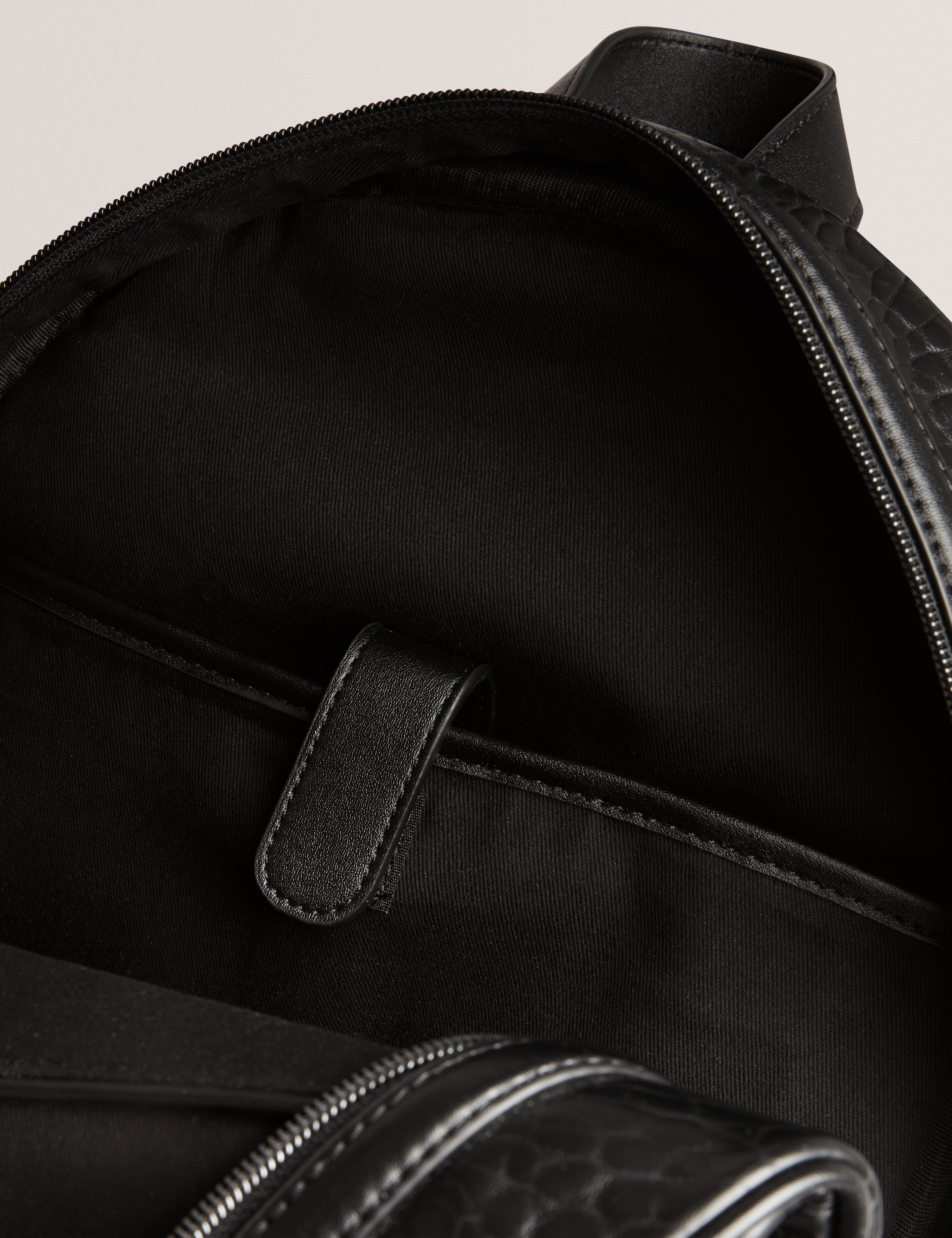 PERIIN: Pebbled PU Backpack
