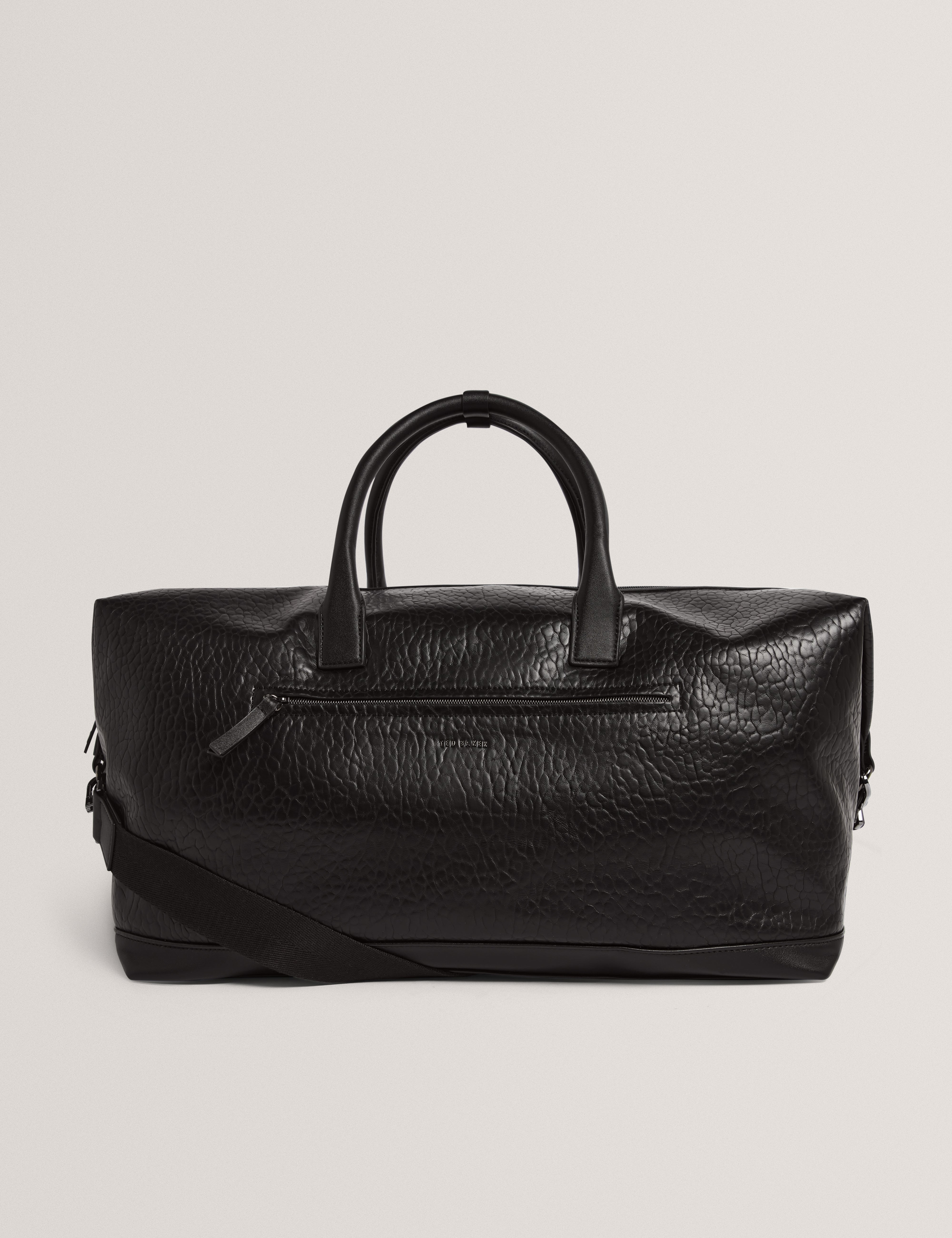 PERSIE: Pebbled Faux Leather Holdall Bag