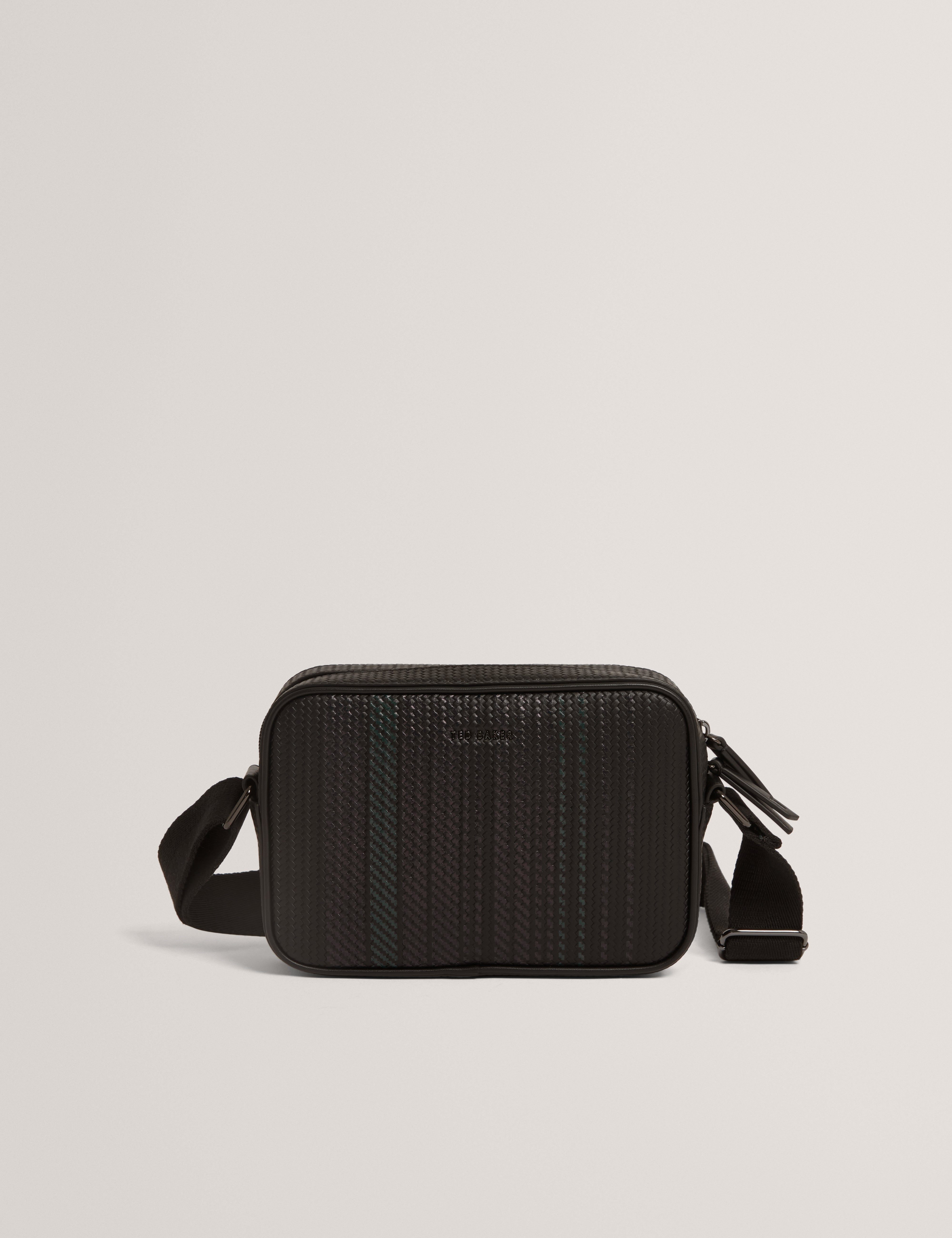 WALT: Printed Weave PU Crossbody Bag