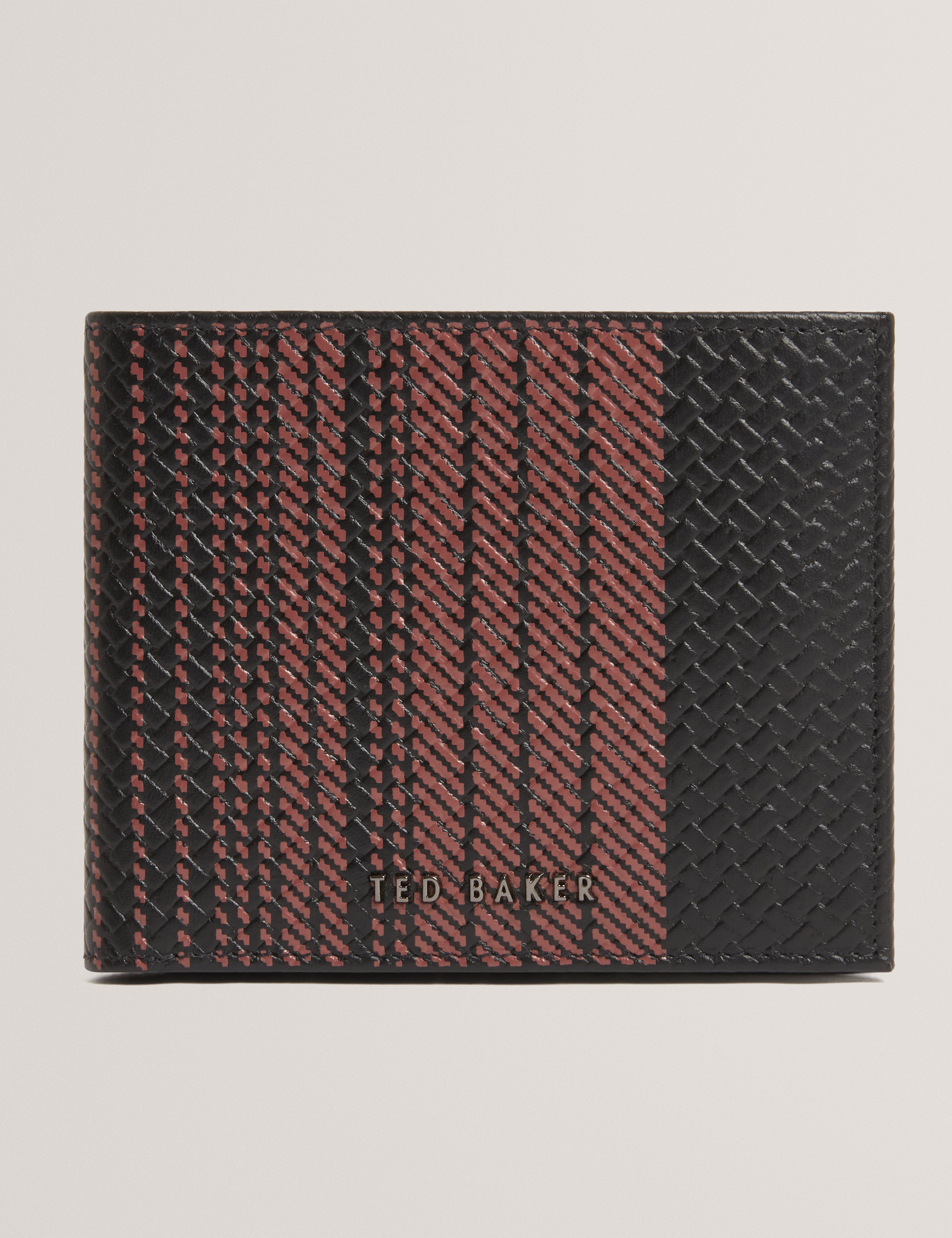 WATS: Printed Weave Leather Wallet