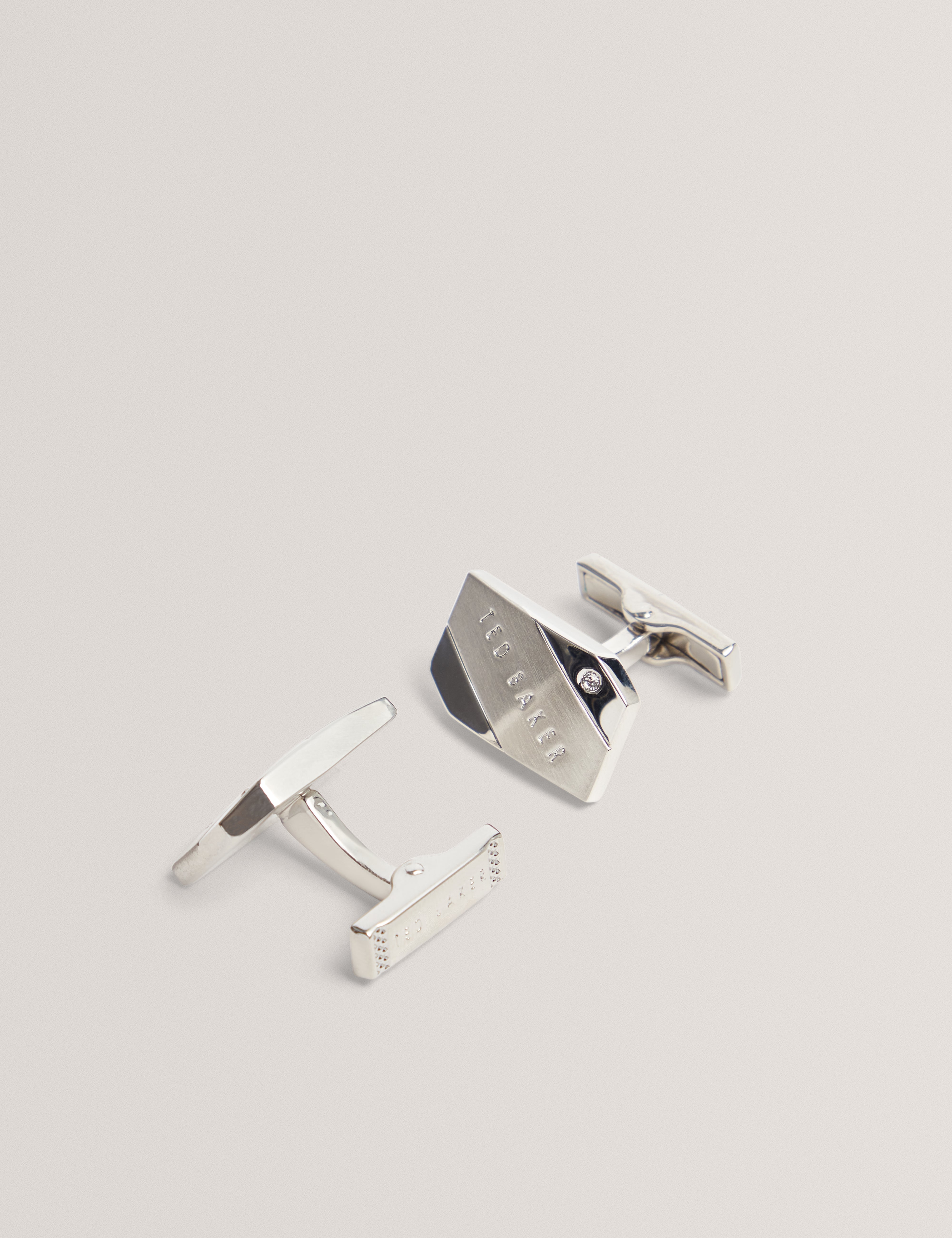 CRIIS: Brushed Metal Cufflinks