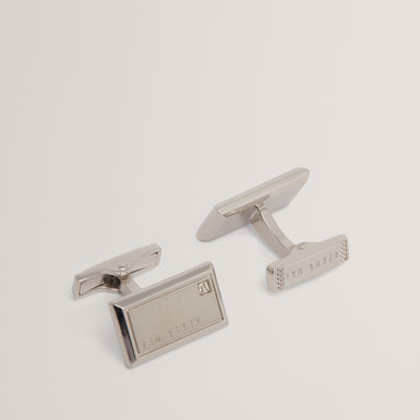 KRISTOL: Brushed Metal Cufflinks
