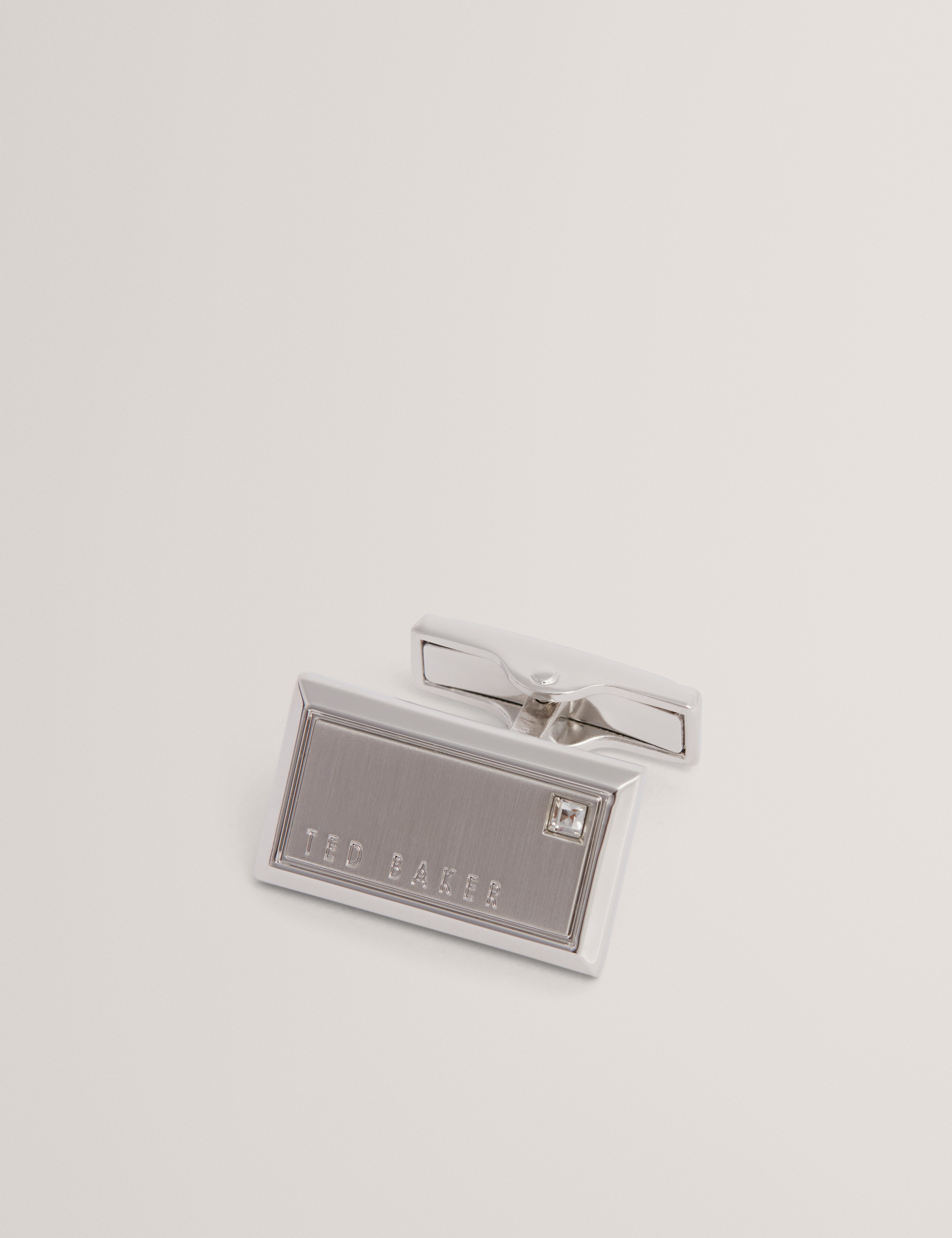 KRISTOL: Brushed Metal Cufflinks