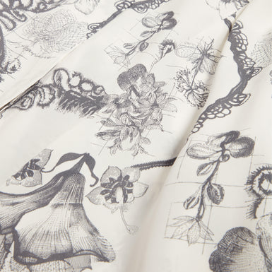 SHANIN: Print Midi Shirt Dress
