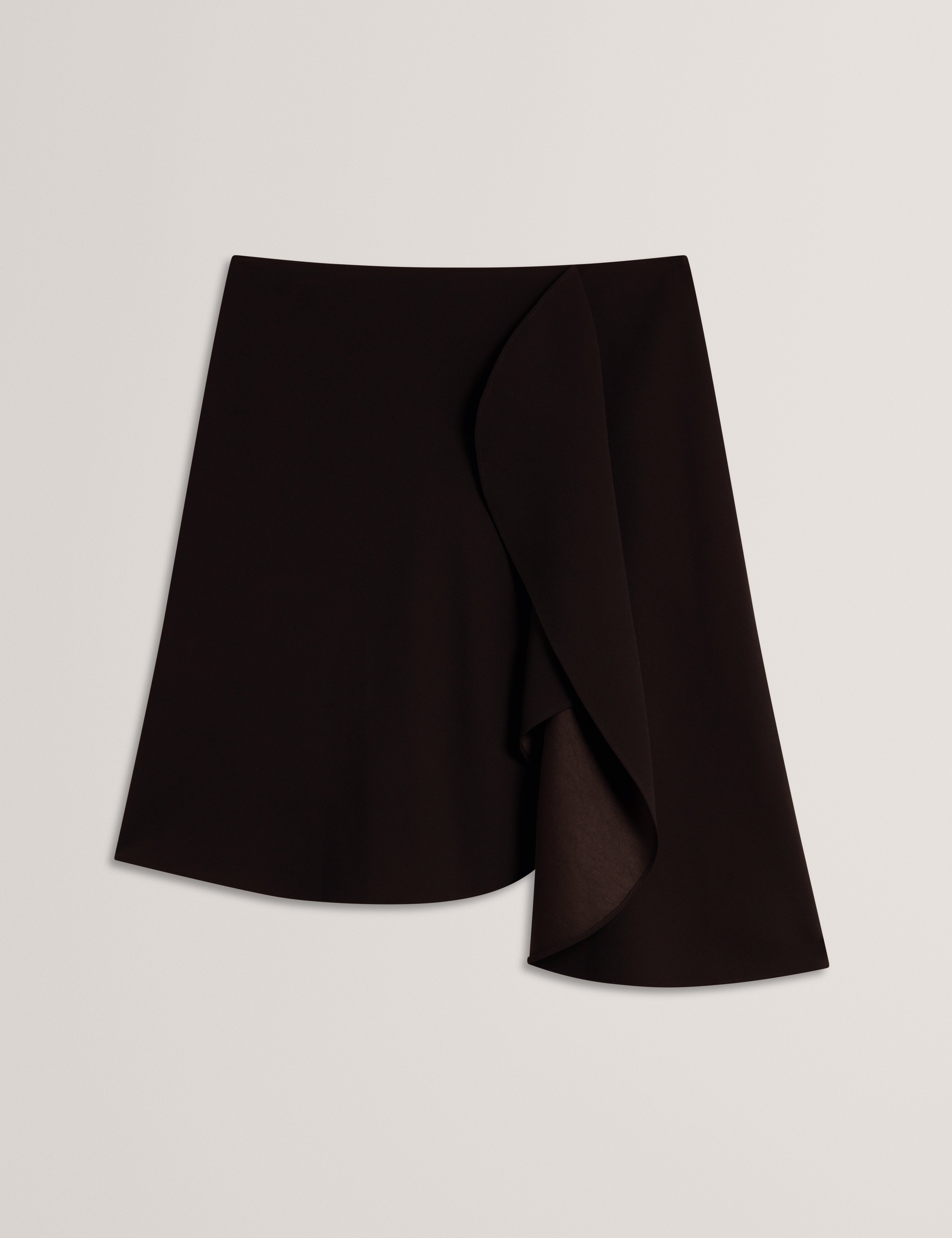 MARJA: Printed Drape Mini Skirt