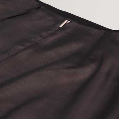 VIEVA: Printed Organza Overlay Midi Skirt