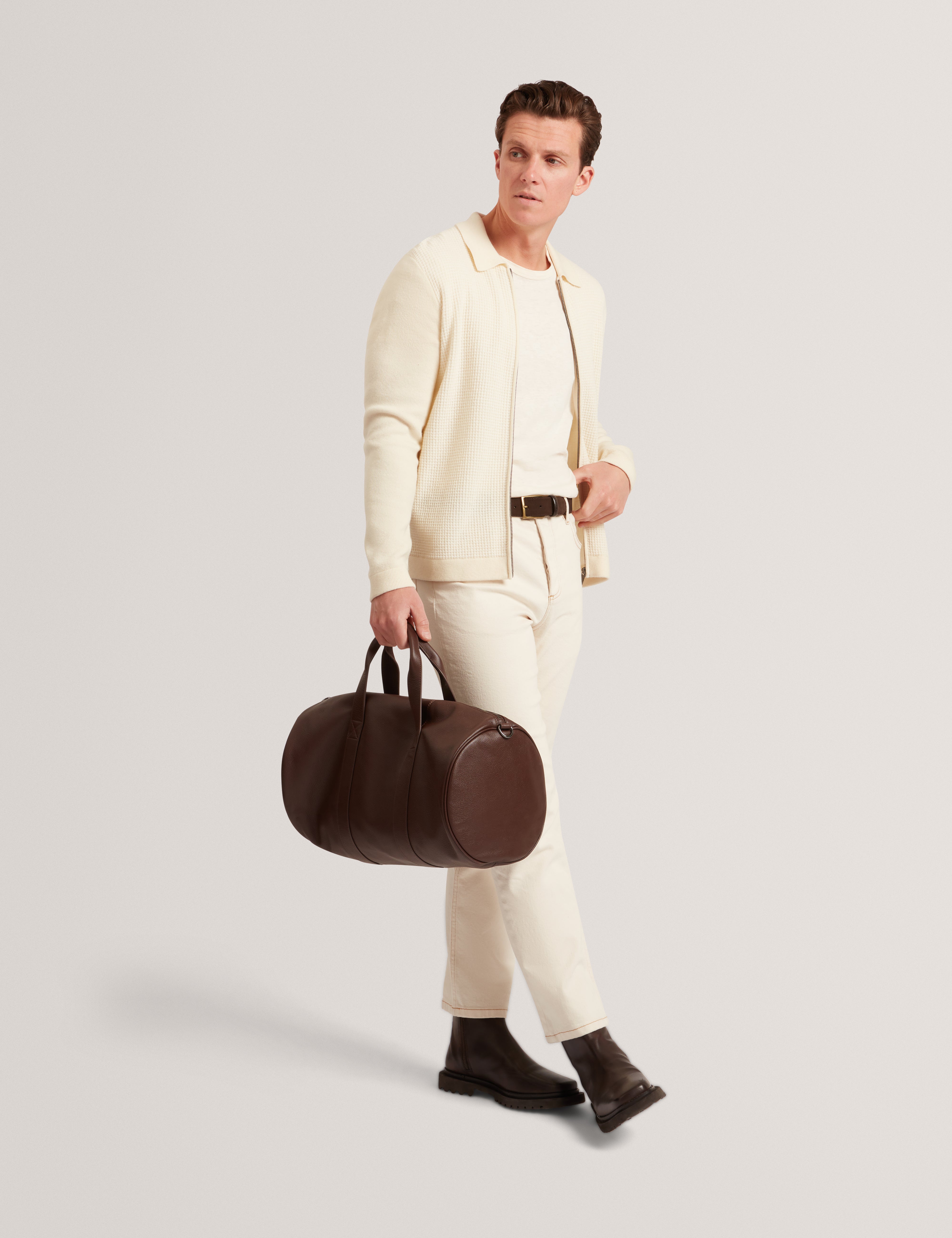 FENRYS: Waffle Stitch Zip Thru