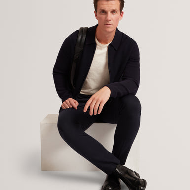 FENRYS: Waffle Stitch Zip Thru