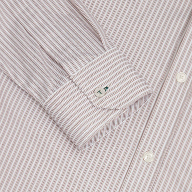 SOHOE: LS Regular Fit Striped Shirt