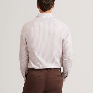 SOHOE: LS Regular Fit Striped Shirt
