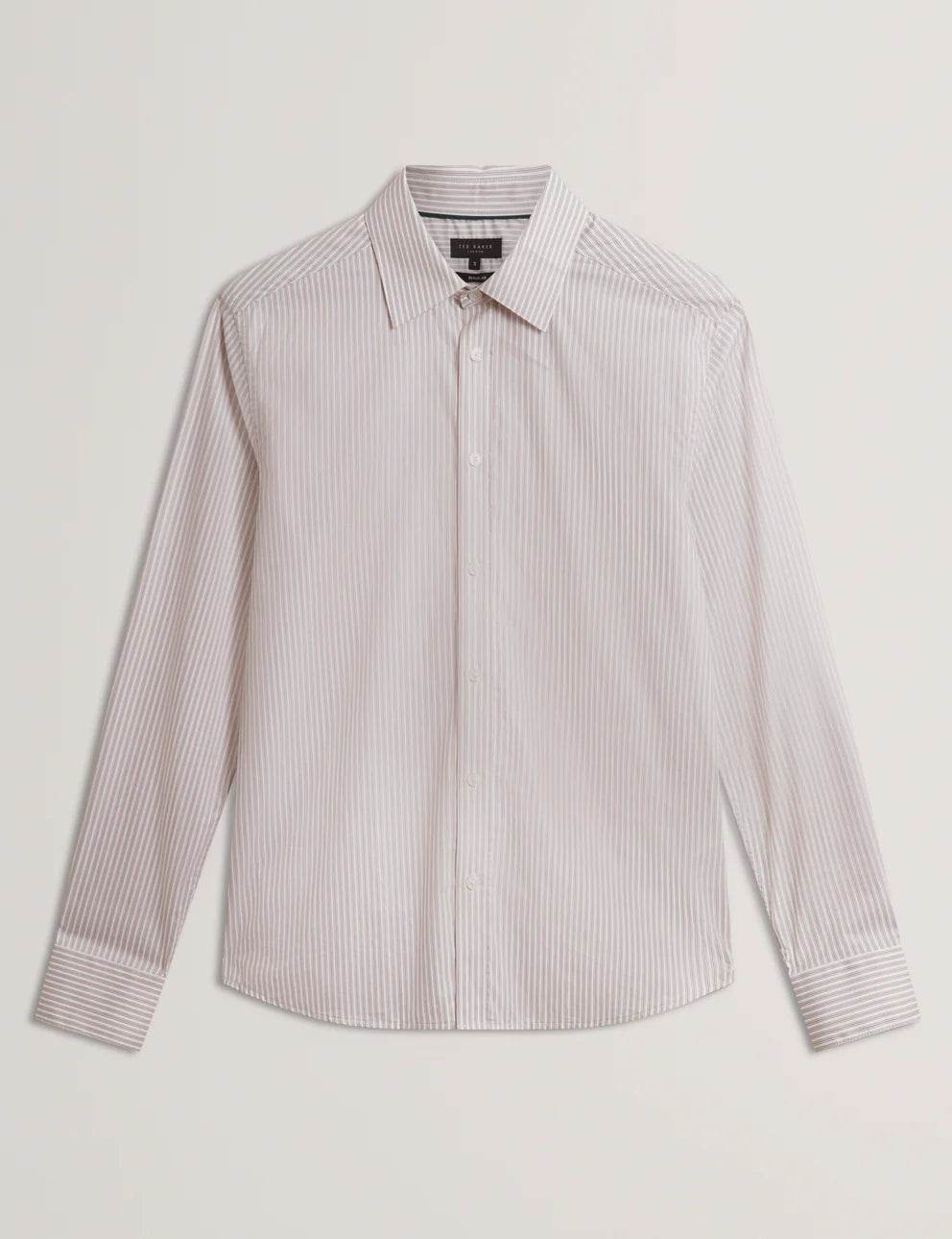 SOHOE: LS Regular Fit Striped Shirt