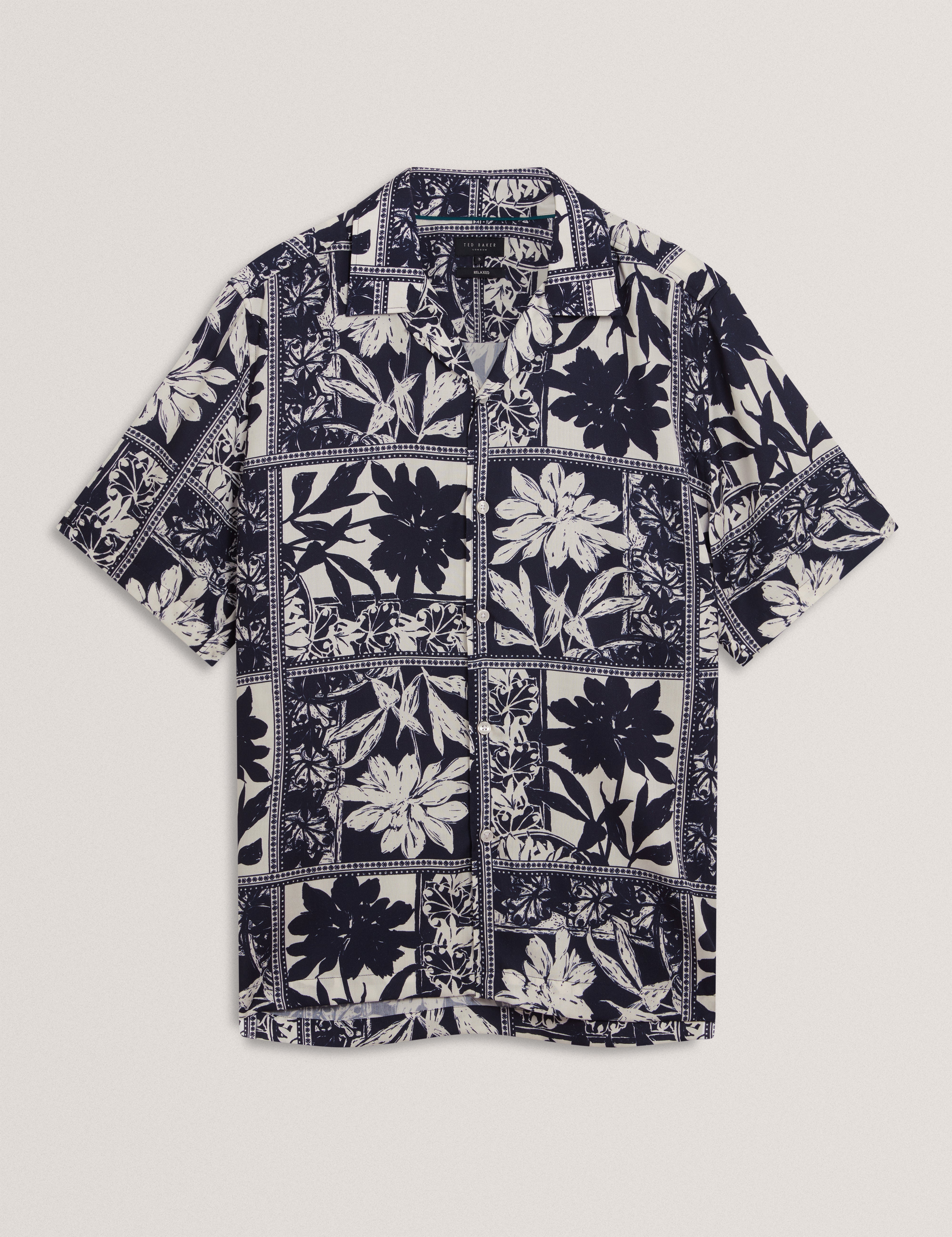 RADOMIE: SS Relaxed Boarder Floral Shirt