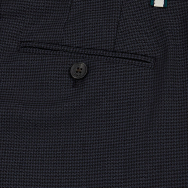 BRUNIT: Slim Houndstooth Trouser