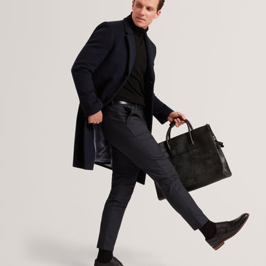 BRUNIT: Slim Houndstooth Trouser