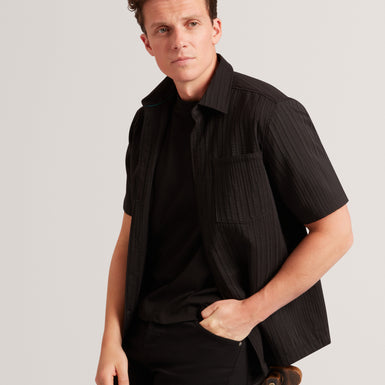 BANDILE: SS Relaxed Pleated Shirt