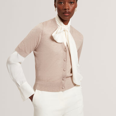 DAZLIA: Knitted Short Sleeve Cardigan